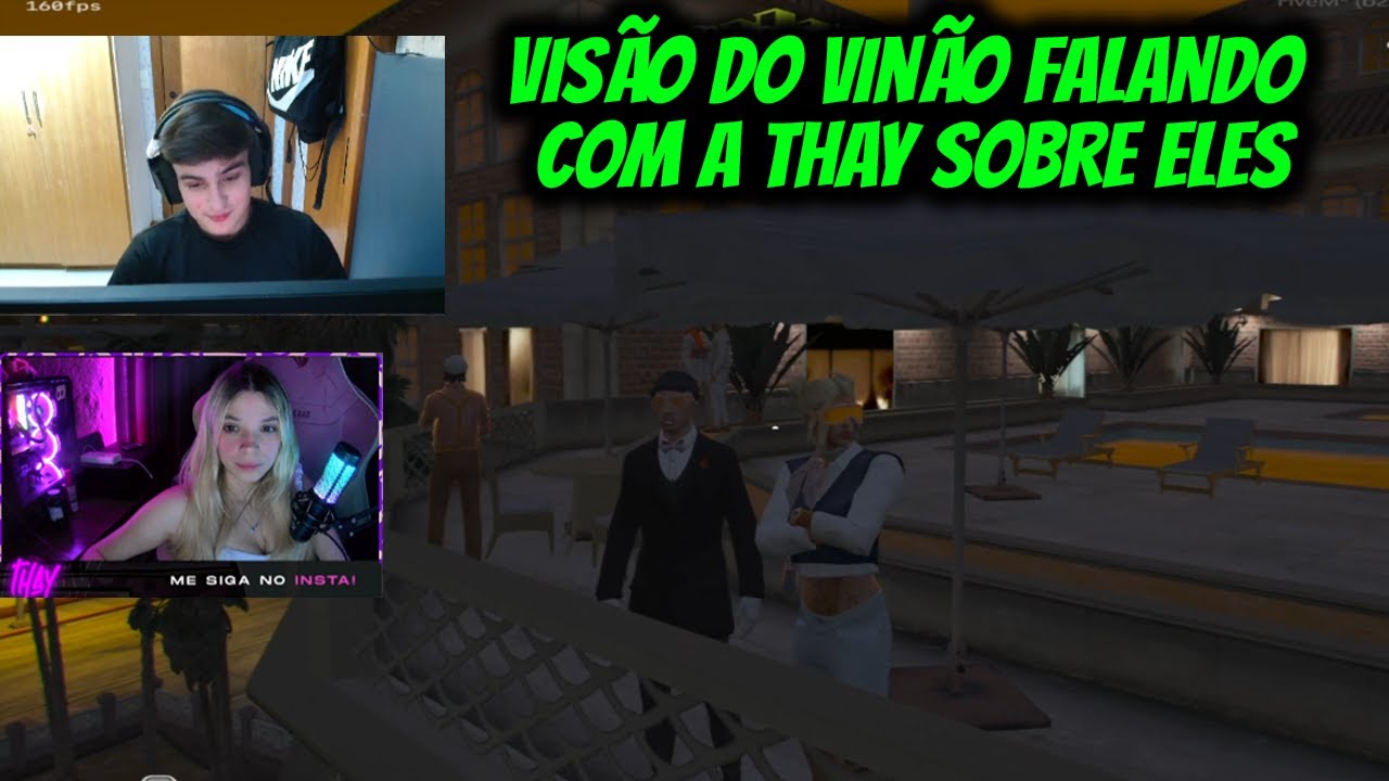 VISÃO DO VINÃO FALANDO COM A THAY SOBRE ELES