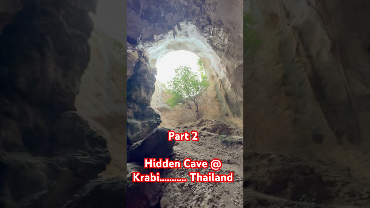 Part 2 #hidden #caves at #krabi #thailand #hiddengems #holidays #thailandvacation