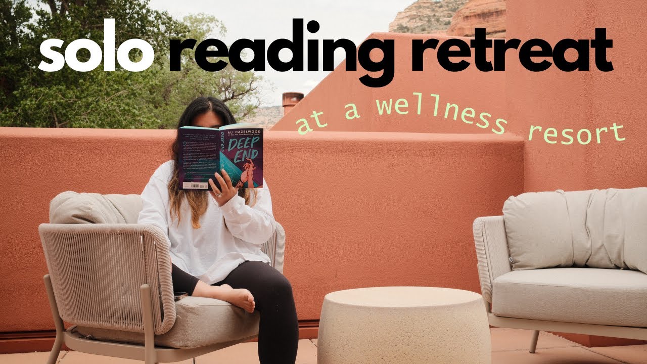 travel vlog 🌵 | staying at a luxury spa in sedona, solo travel, reading alone
