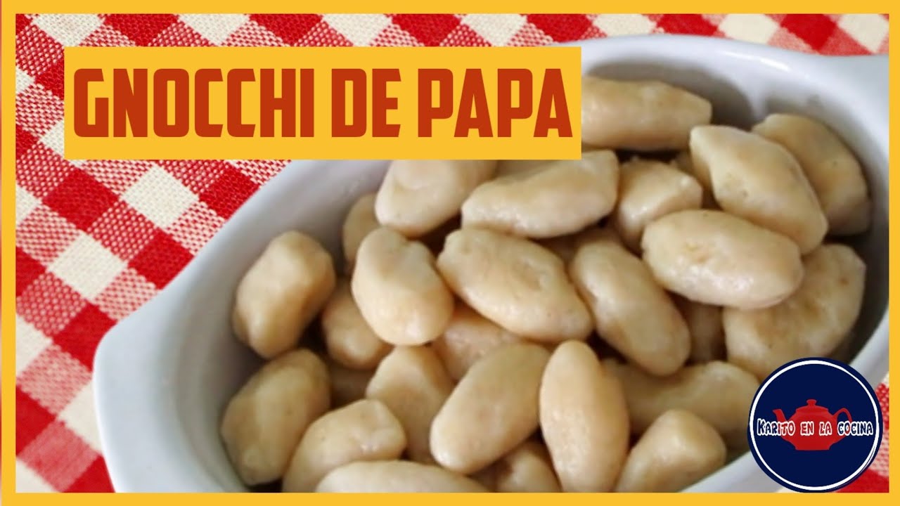 🥔GNOCCHI (Ñoquis) de patata | Receta tradicional italiana | Karito en la cocina