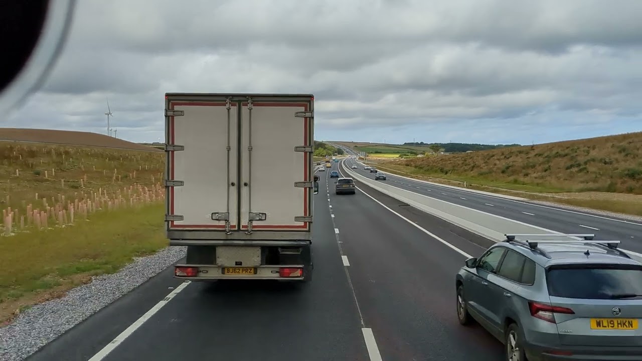 Newly completed section of A30 in Cornwall
