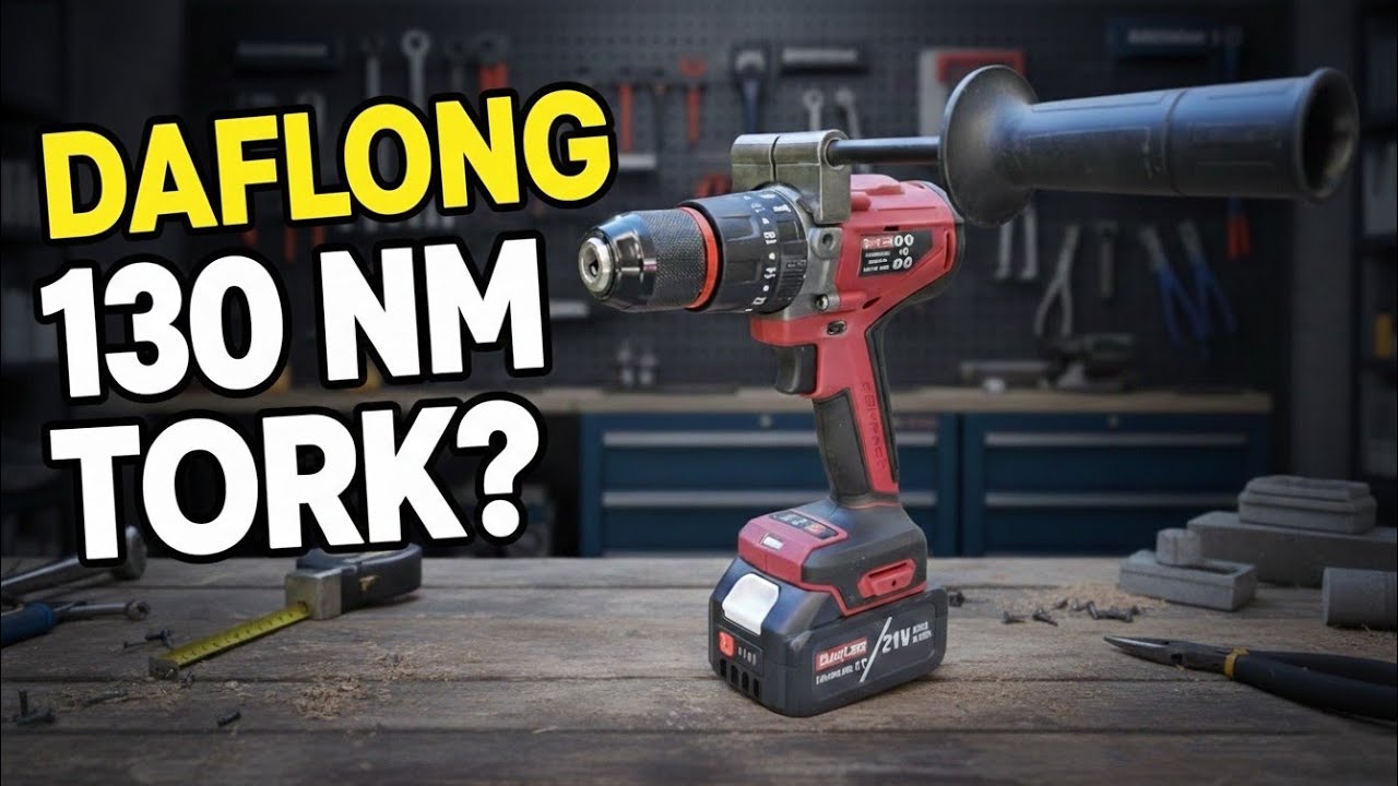 Daflong DFL10 130Nm Test | Güç Var Ama Batarya 3Ah Çıktı! 😳