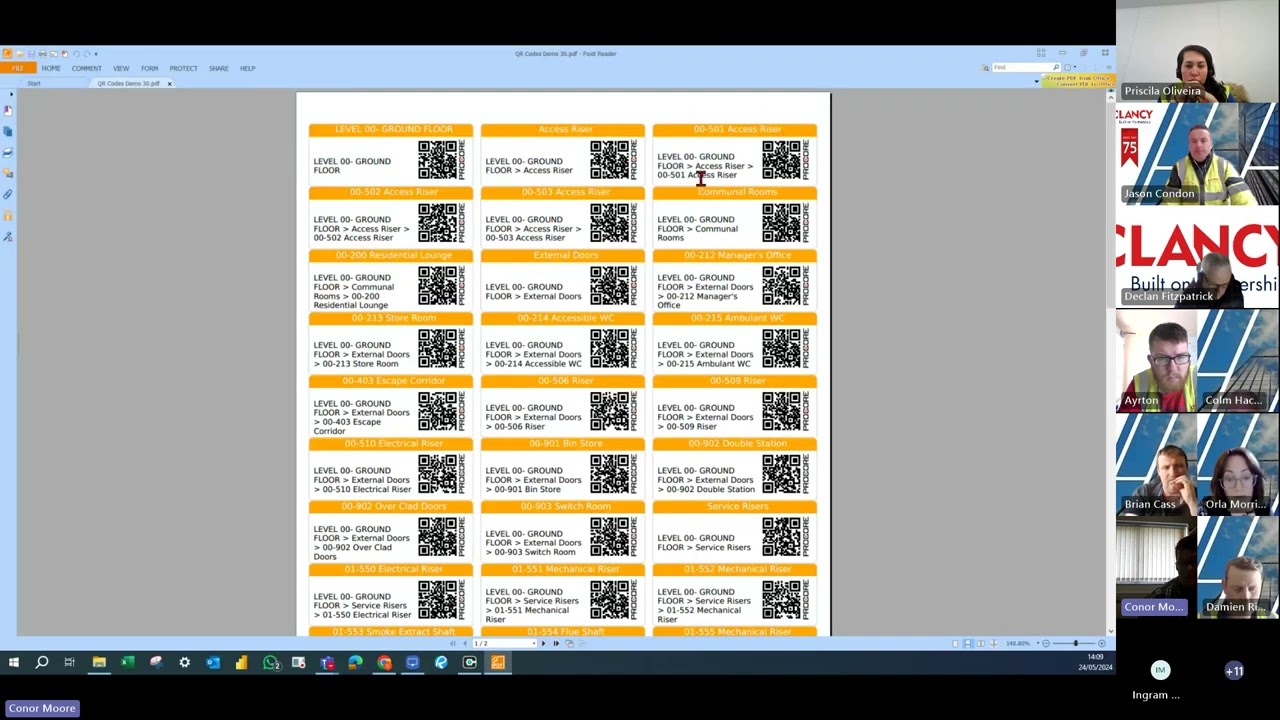Procore Workshop 5   Locations and QR Codes