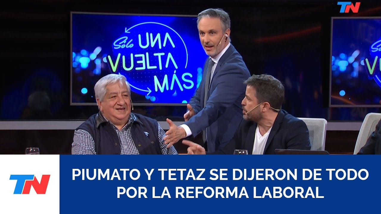 Mart&iacute;n Tetaz y Julio Piumato tuvieron una acalorada discusi&oacute;n sobre la reforma laboral en SUVM
