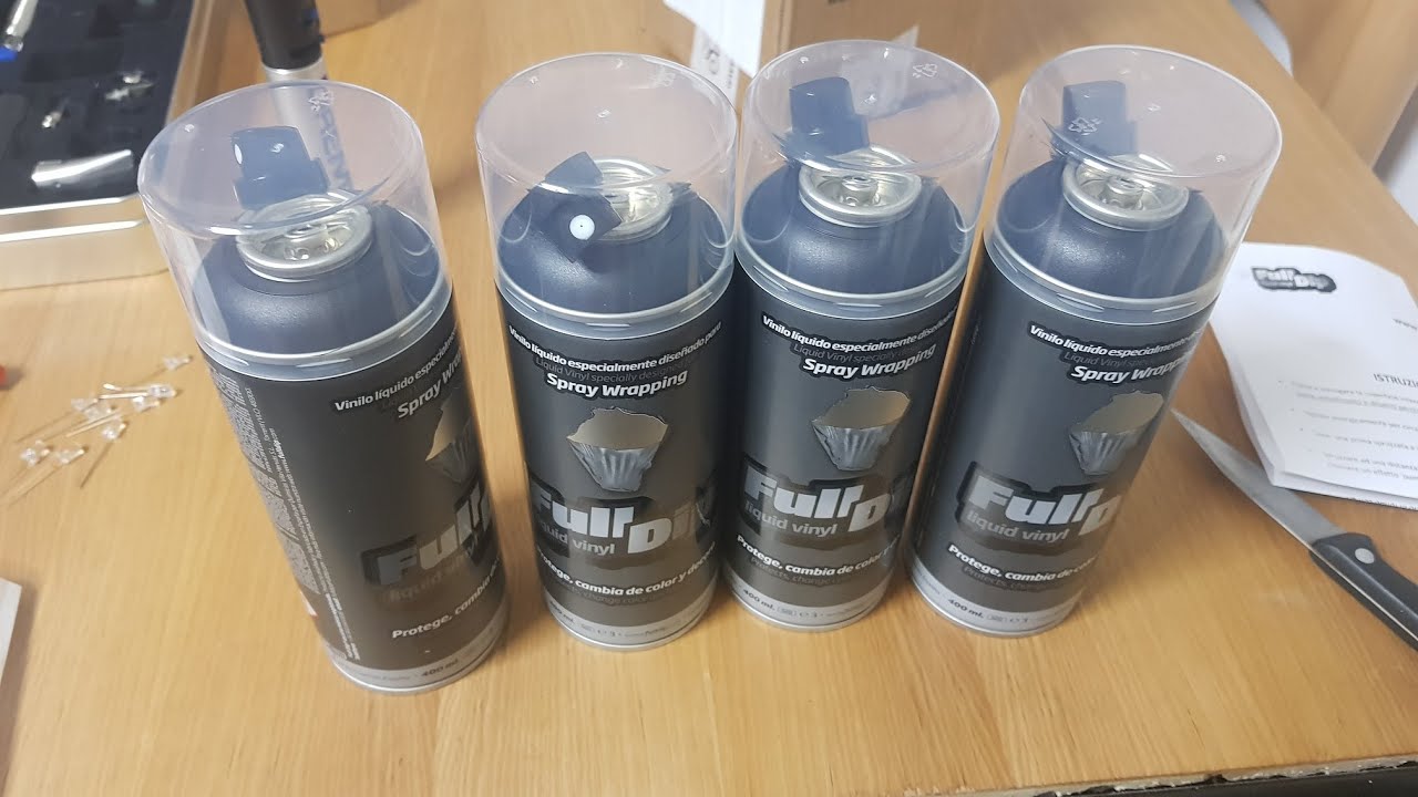 Tutorial - tingere cerchi auto con vernice dip Full Dip