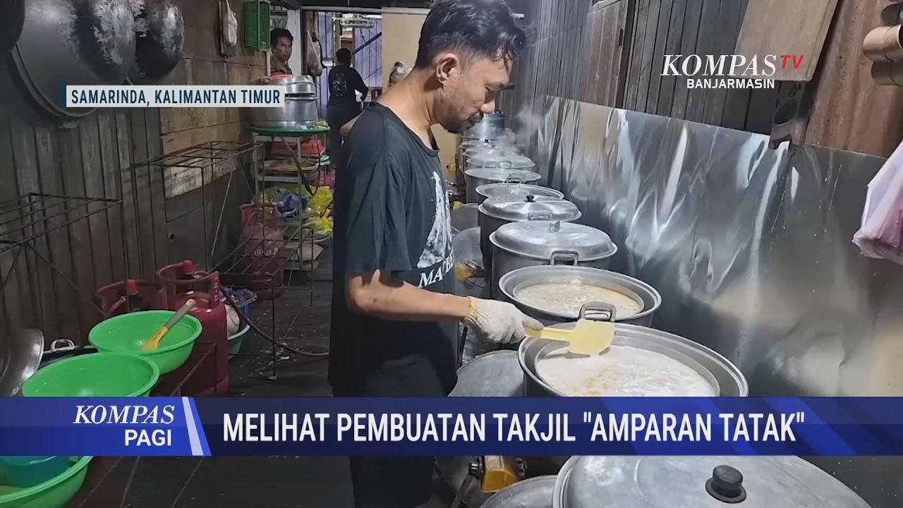 Melihat Pembuatan Takjil Amparan Tatak