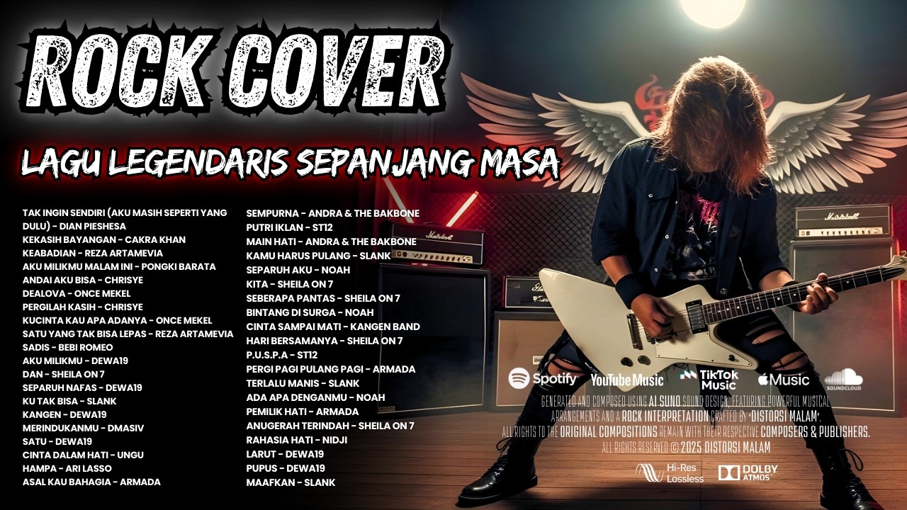Top Lagu Indonesia Hits Versi Rock┃Rock Cover by DISTORSI MALAM