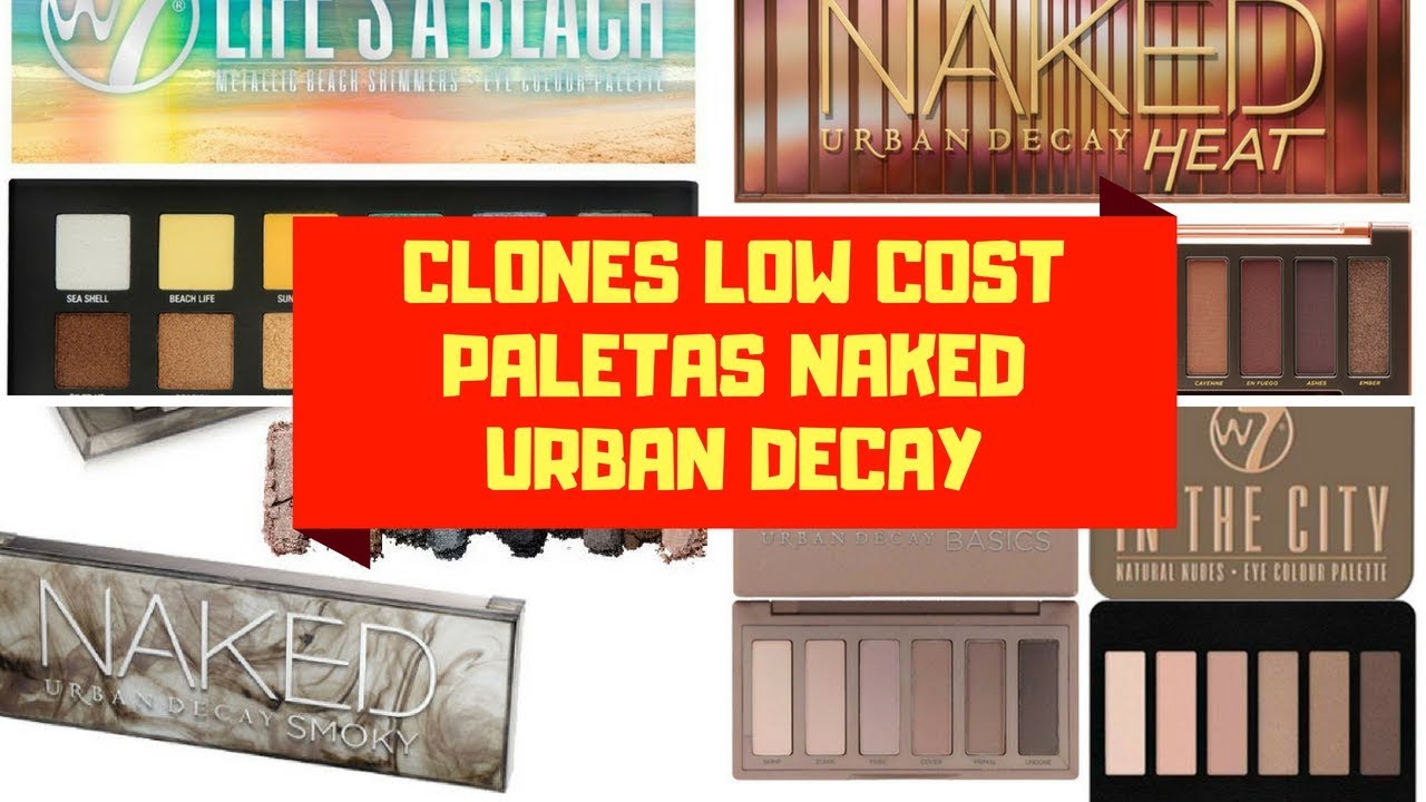 URBAN DECAY  vs. W7 | PALETAS CLONES O DUPES LOW COST 2018