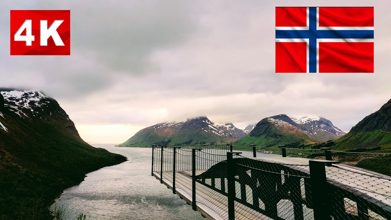 Senja Island Norway Scenic Routes [4k]🚘🧌🐠🦌🏔️🫎🧌🚘