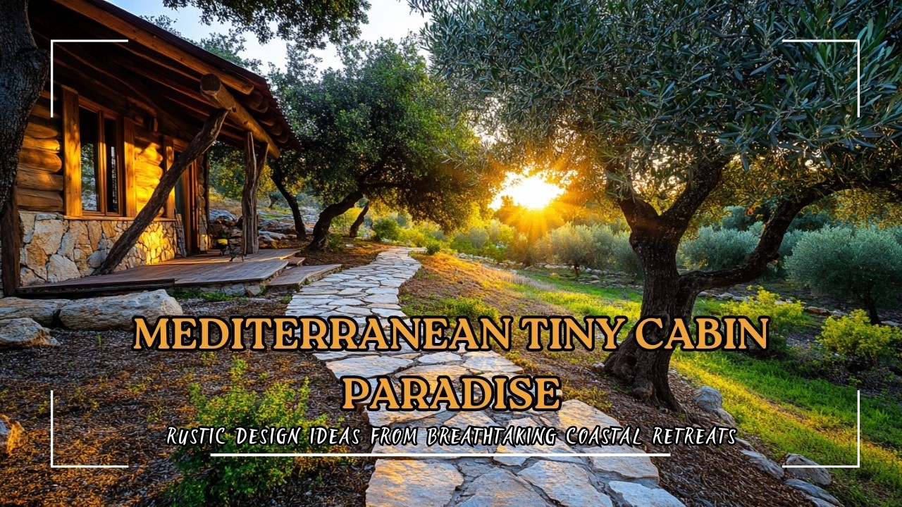 Mediterranean Tiny Cabin Paradise: Rustic Design Ideas from Breathtaking Coastal Retreats