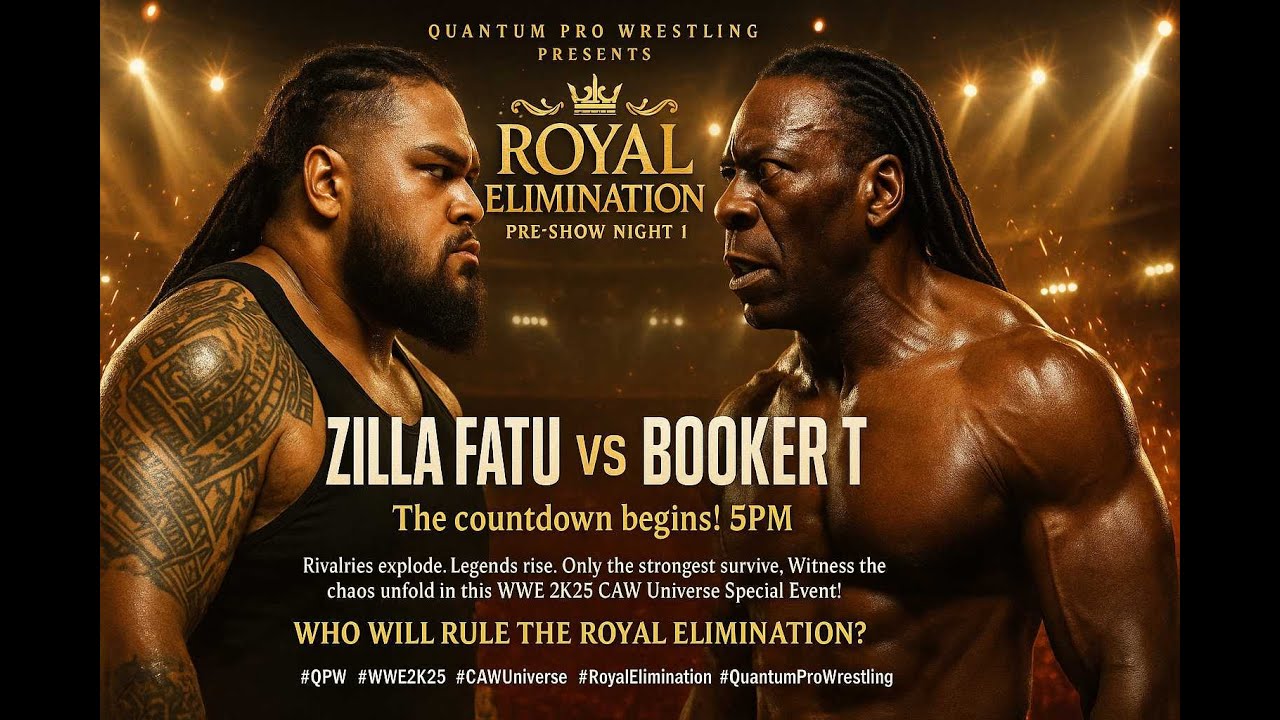 Royal Elimination – Night 1 Pre Show WWE 2K25 CAW Universe Special Event