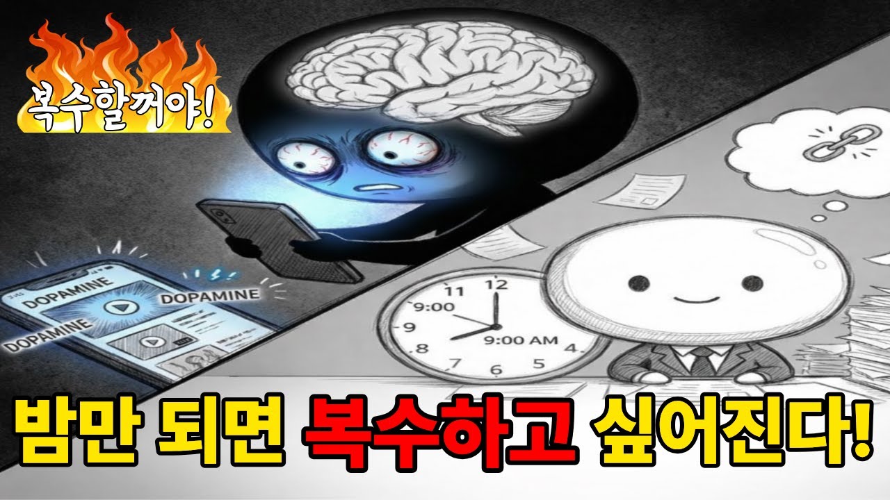 밤만 되면 복수하고 싶어진다 | 보복성 취침 미루기의 심리학