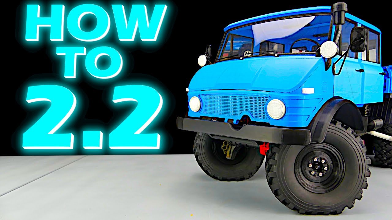 TRAXXAS TRX4 Sport Umbau Tutorial auf 2.2 Räder 3D Druck
