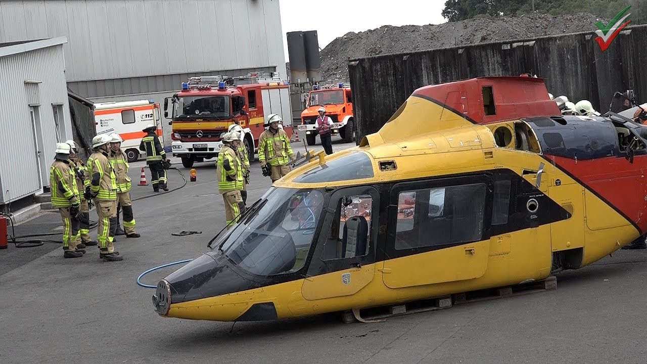 Feuerwehr-Großübung mit DRK, DLRG u THW in Lünen - 221 Kräfte im Einsatz (31+ Minuten-Dokumentation)