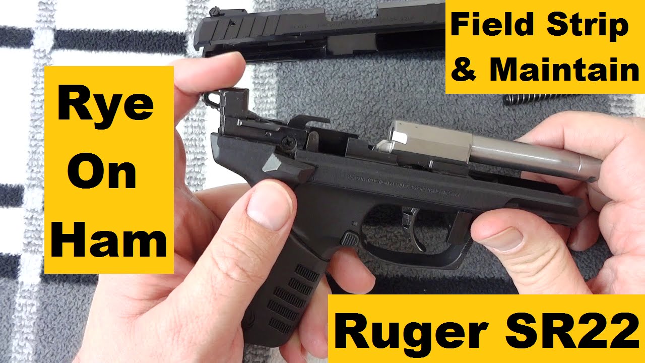 Ruger SR22 Field Strip & Maintenance