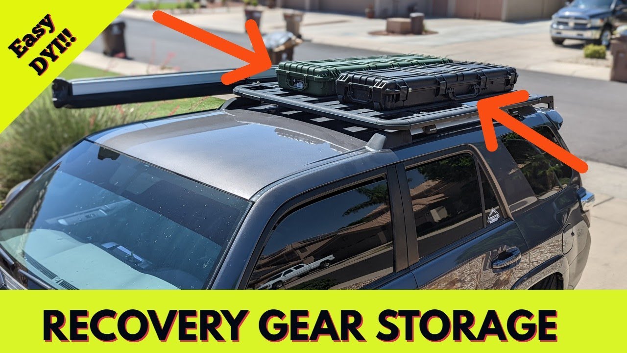 HOW TO - Rooftop Storage Box Install 4Runner - Harbor Freight!
