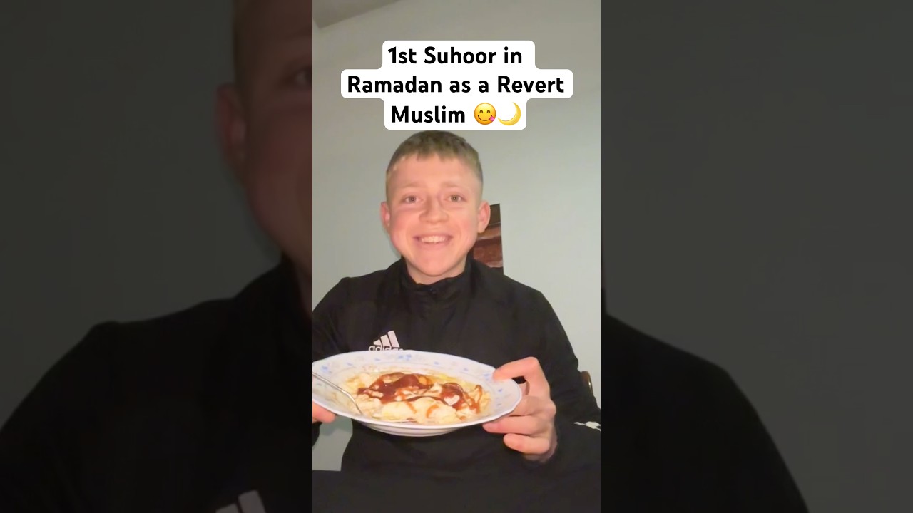 1. Suhur w Ramadanie jako muzułmanin nawr&oacute;cony na islam 😋🌙 #ramadan