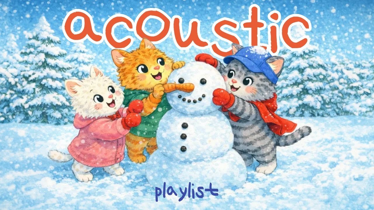 ᴘʟᴀʏʟɪsᴛ🎧💛편안함에 따뜻함 한 스푼🐾겨울감성 어쿠스틱 팝송 1시간 플레이리스트 | 카페 | 스터디 | 작업 | 휴식 | 밤산책 | 달콤플리🍰