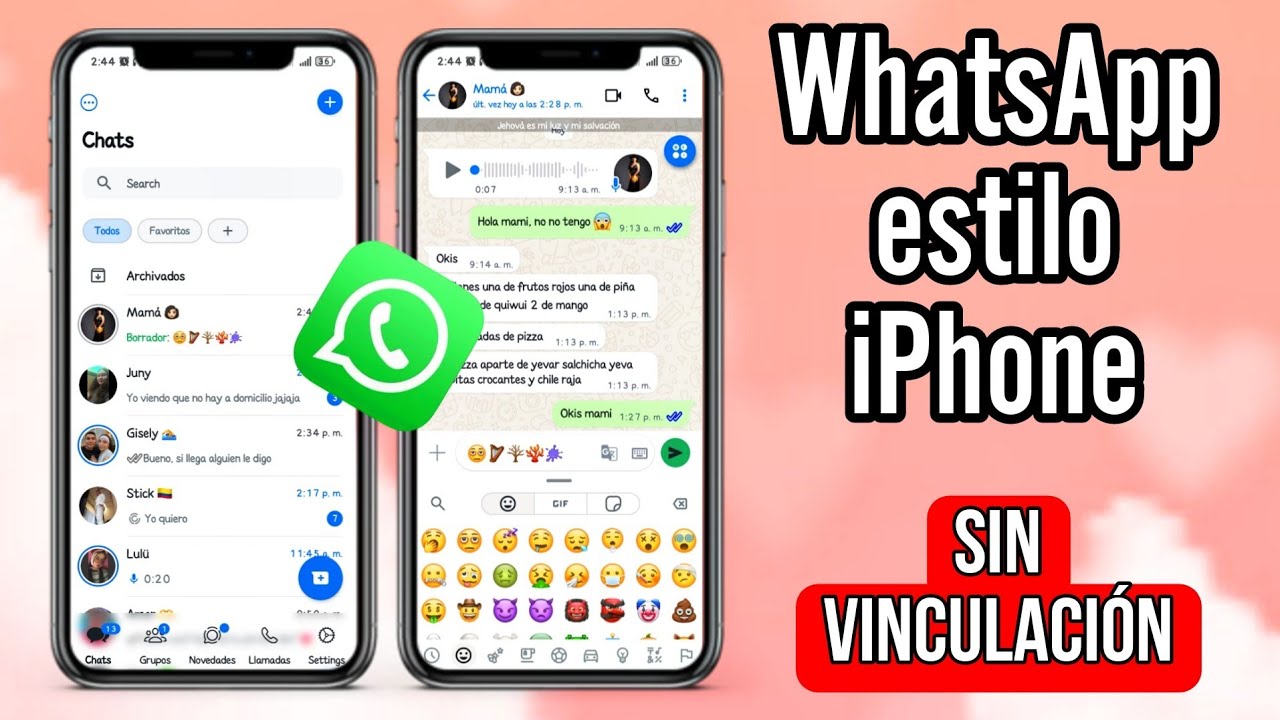 WhatsApp Estilo iPhone 10.41 SIN VINCULAR - N&Uacute;MERO DIRECTO 🔥