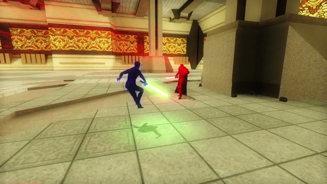 Jedi Academy Enhanced Luke Skywalker vs Lord Desann