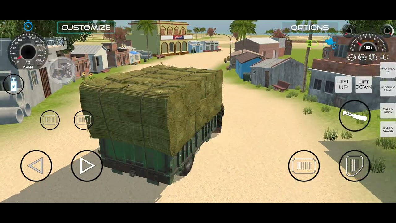 Aj sonalika ma fula bandri overload #tarndeng #gaming 🚜🚜