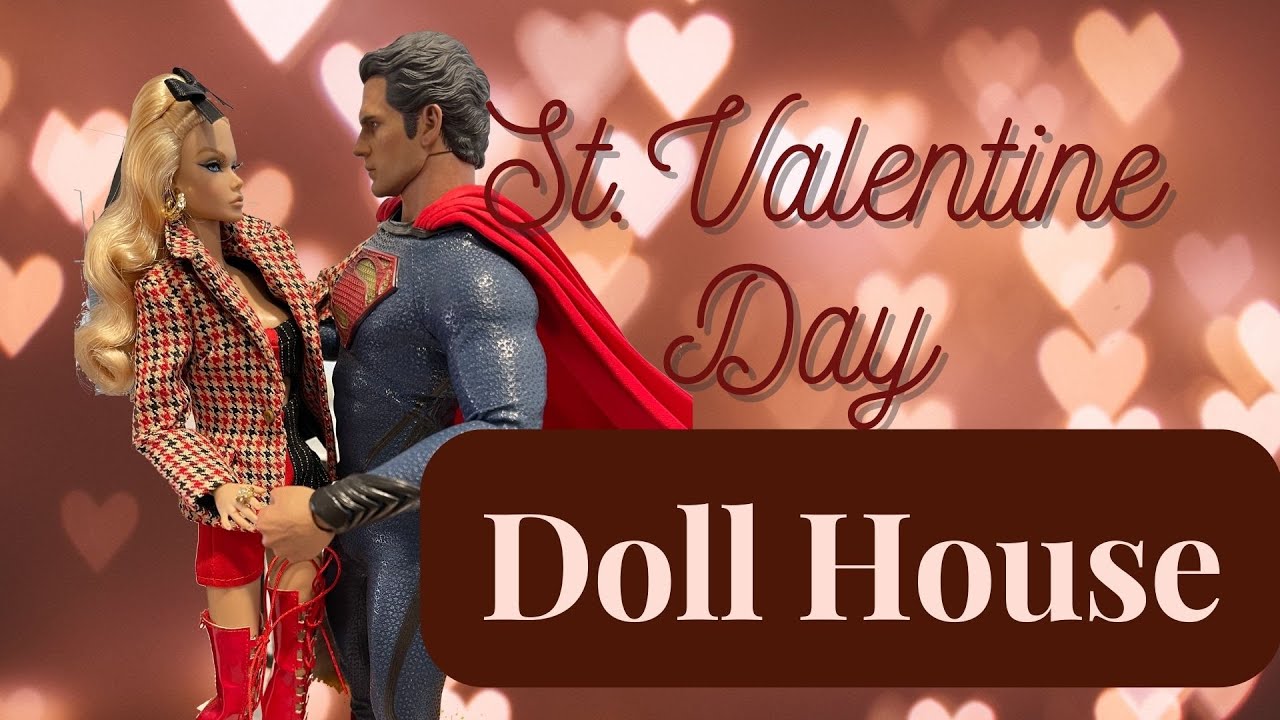 St. valentine Day Doll House. Кукольный дом на День Валентина для кукол Poppy Parker, Barbie