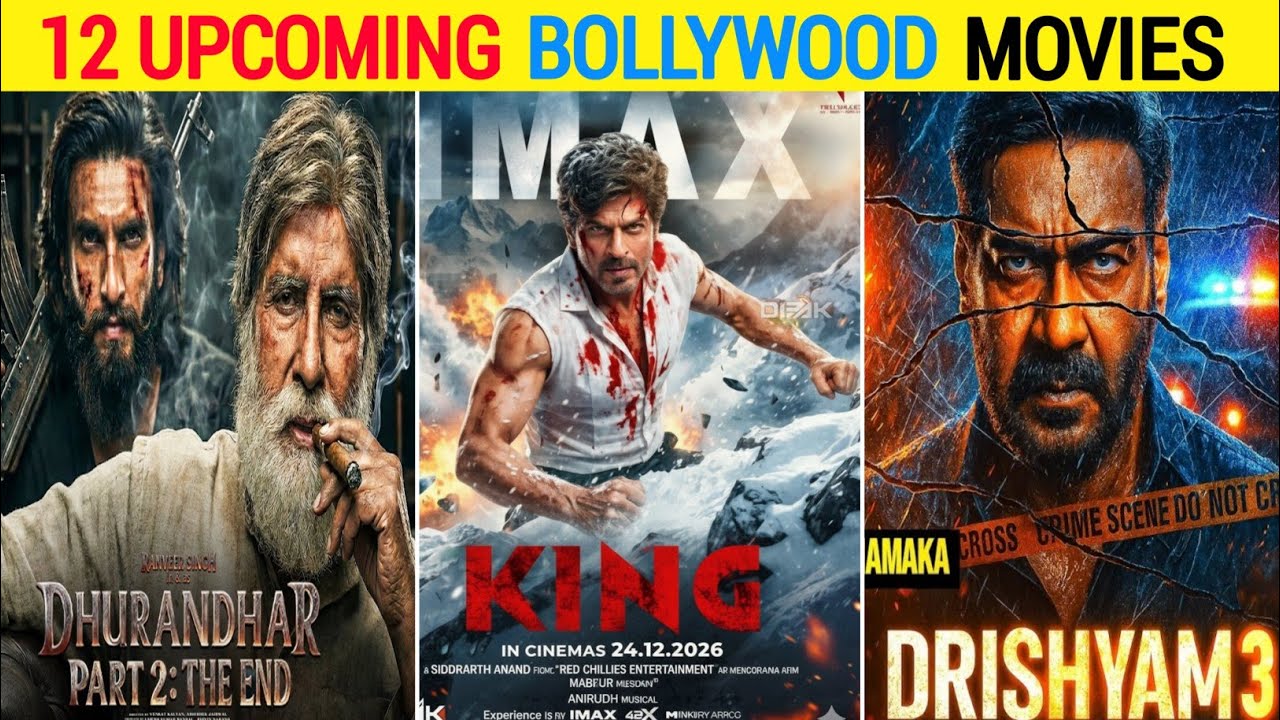Bollywood 2026: 12 Mega Movies Jo Box Office Hila Dengi | South Cinema Challenge | Dhurandhar 2 
