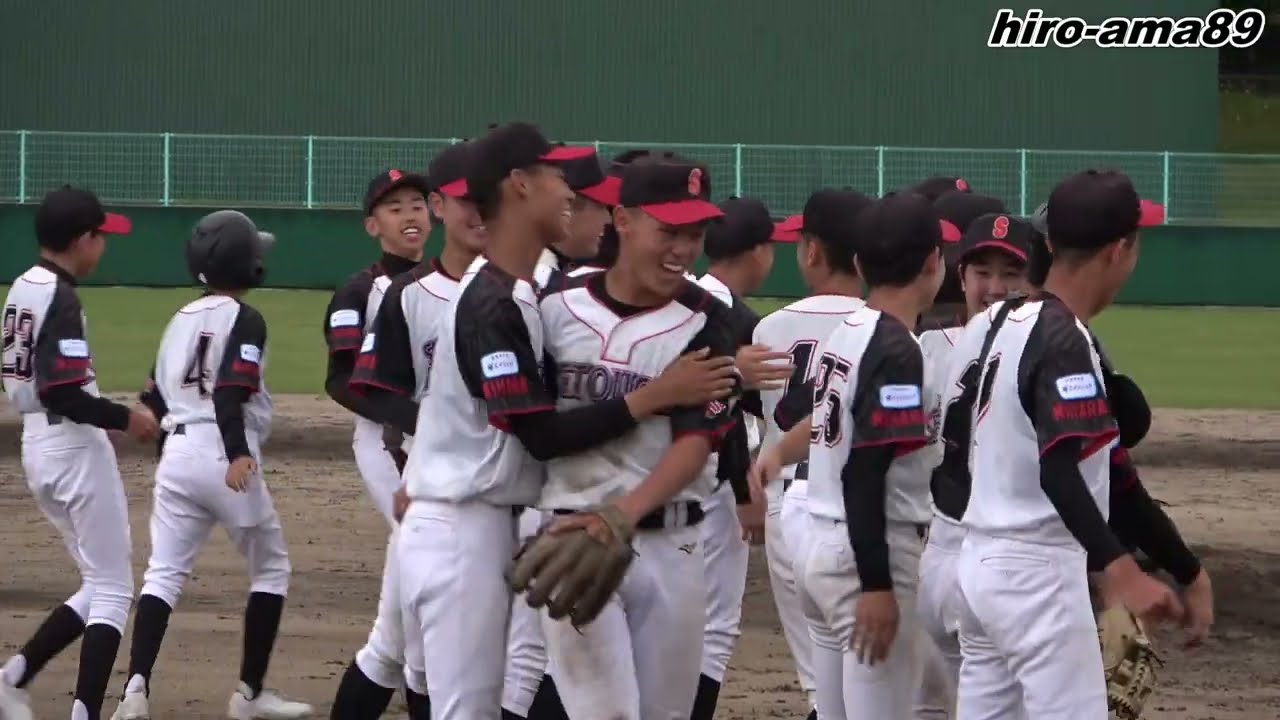 《中学硬式》【ダイジェスト】　瀬戸内クラブヤング  対  ヤングＵＧ広島　《第32回ヤングリーグ選手権》【広島支部予選・第３代表決定戦】