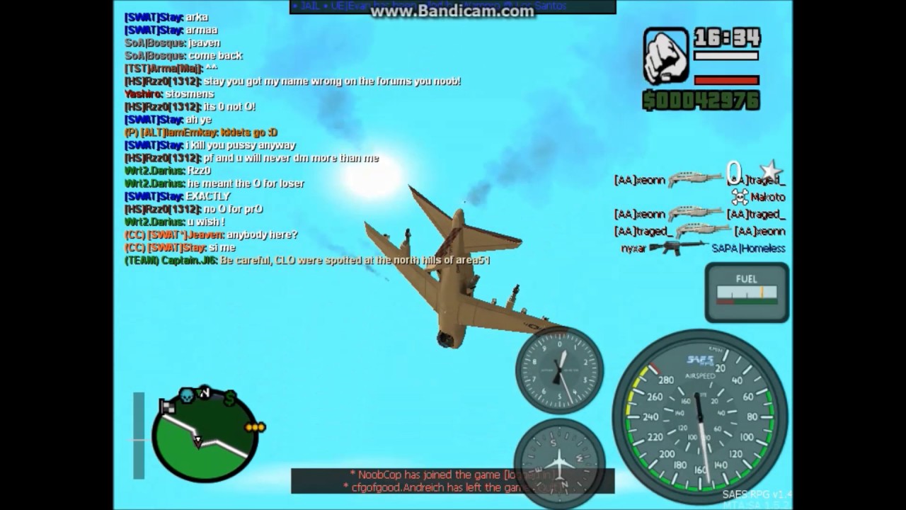 SAES:RPG| Desert Eagles Airborne vs CLO-Air (Absent vs IamEmkay) Part 2