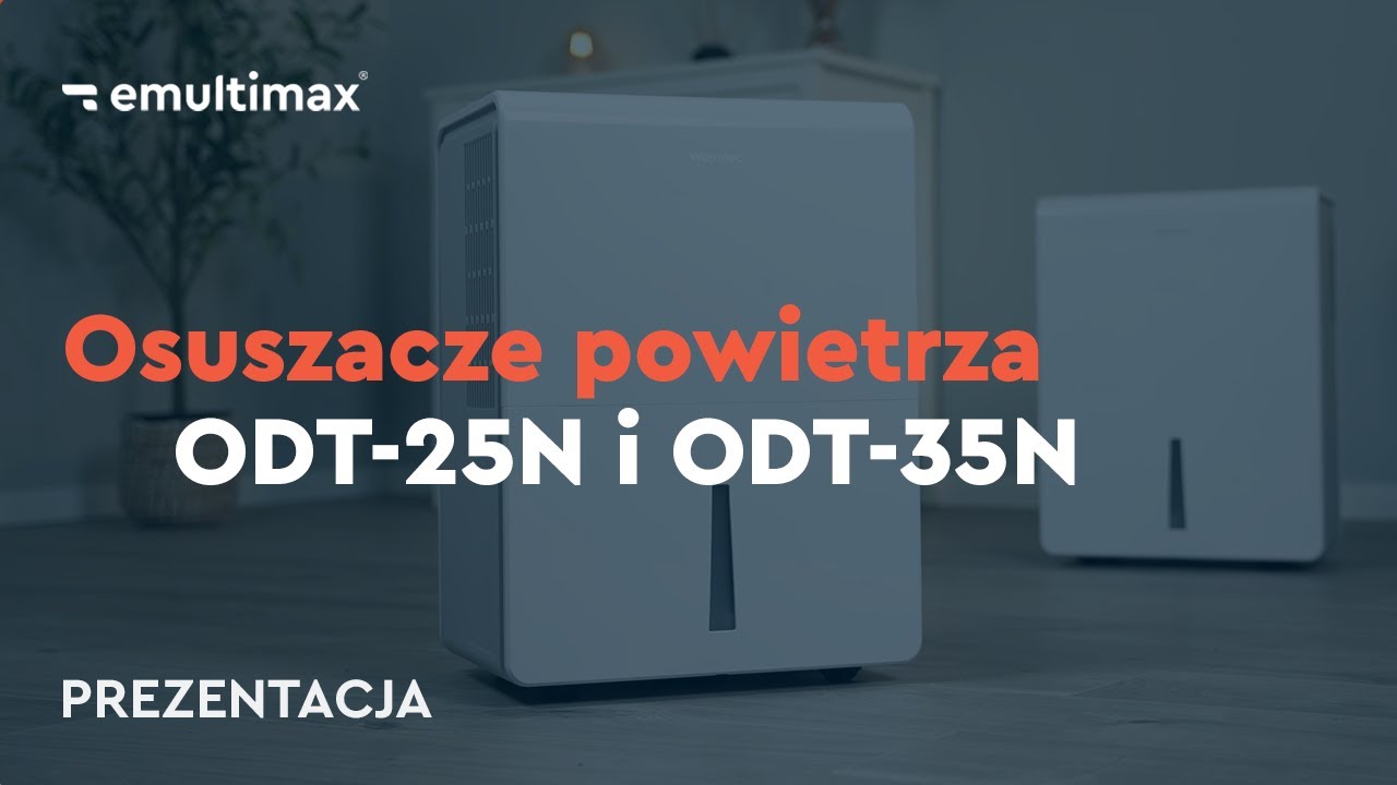 Domowe osuszacze powietrza Warmtec ODT-25N i ODT-35N