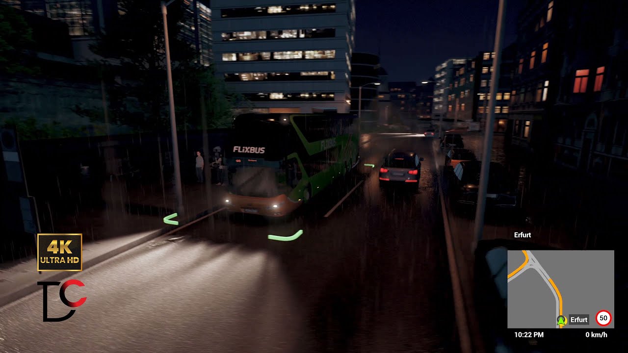 Fern Bus Simulator Heavy Rain Drive | Realistic Bus Driving Gameplay | Tahsu’s Drive Club