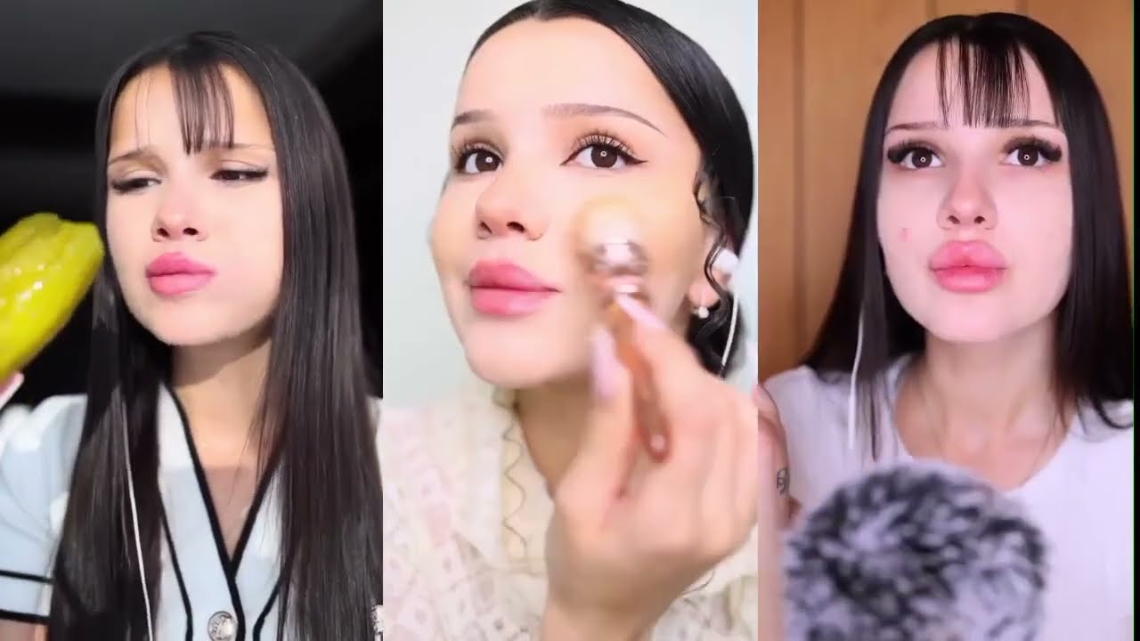 ASMR Nadina Ioana skincare routine || Nadina Ioana ASMR || Kat langoria ASMR