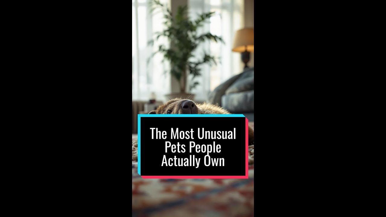The Most Unusual Pets People Actually Own