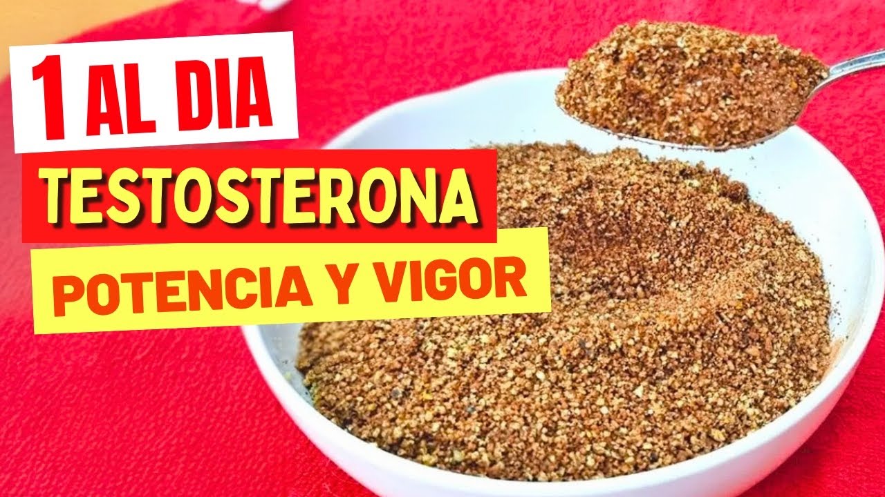 Sólo 1 AL DÍA para TESTOSTERONA, POTENCIA y VIGOR Naturalmente - Hombres y Mujeres