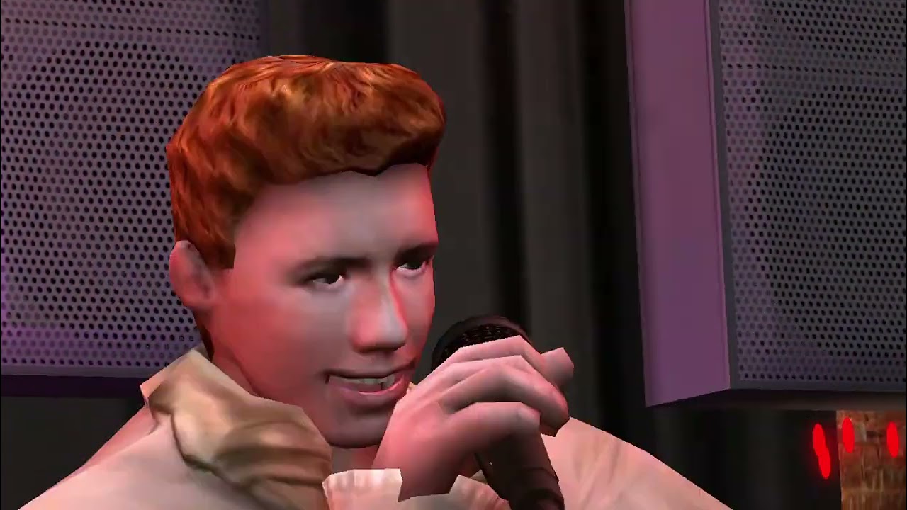 Guitar Hero World Tour: Definitive Edition - Never Gonna Give You Up (Animation Showcase)