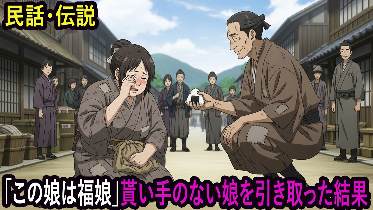 「この娘は福娘」貰い手のない娘を引き取った結果  野談  伝説  昔話  説話  民話