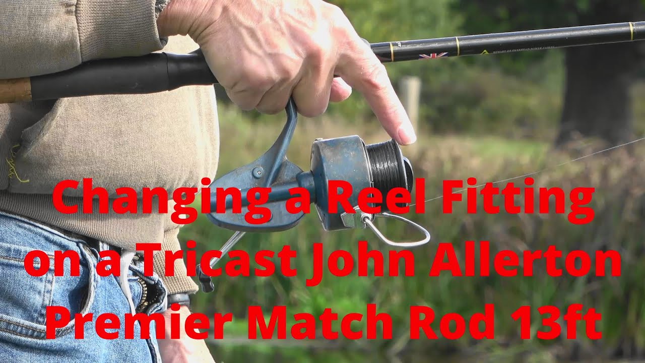 Замена катушки на удилище Tricast John Allerton Premier Match Rod 13ft
