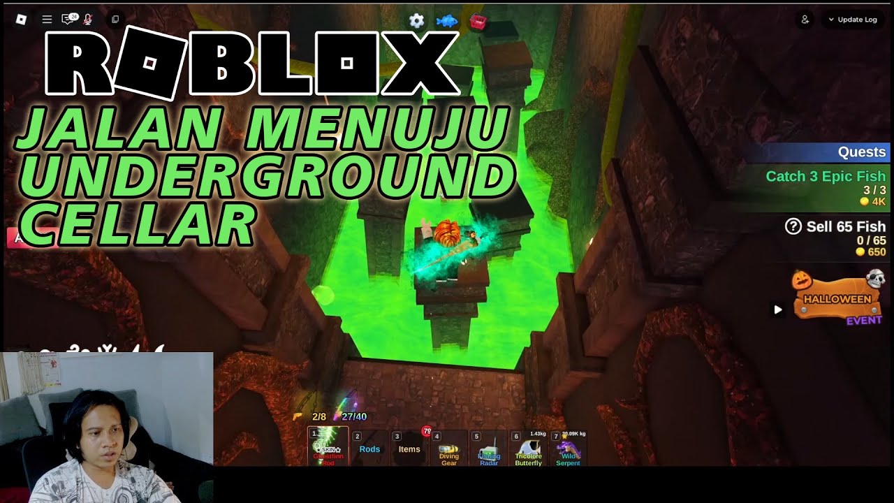 INILAH CARA KE UNDERGROUND CELLAR - ROBLOX FISH IT FULL VIDEO
