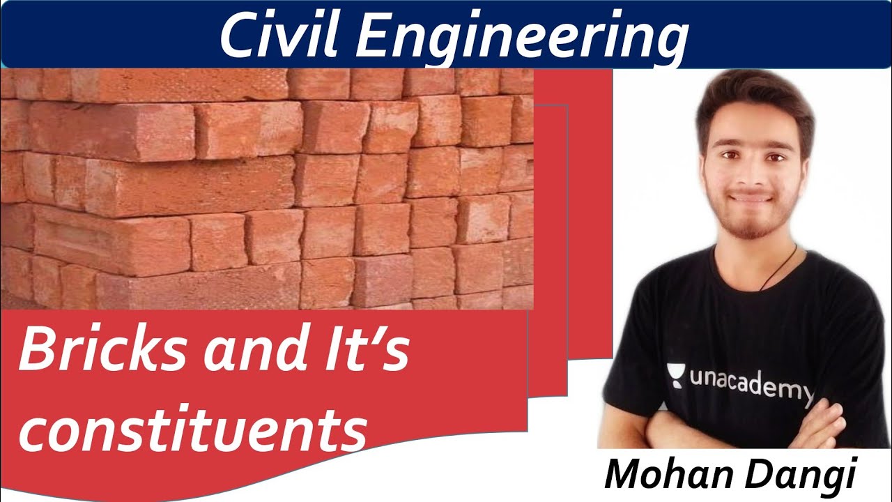 Bricks | constituents of bricks | What is brick | material in bricks | why silica is used in bricks