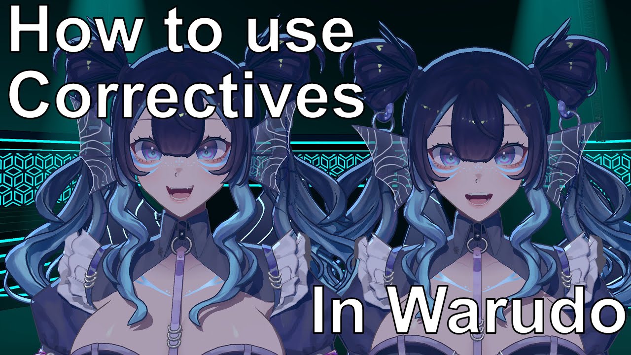 How to create Corrective Blendshapes and how to use them in Warudo