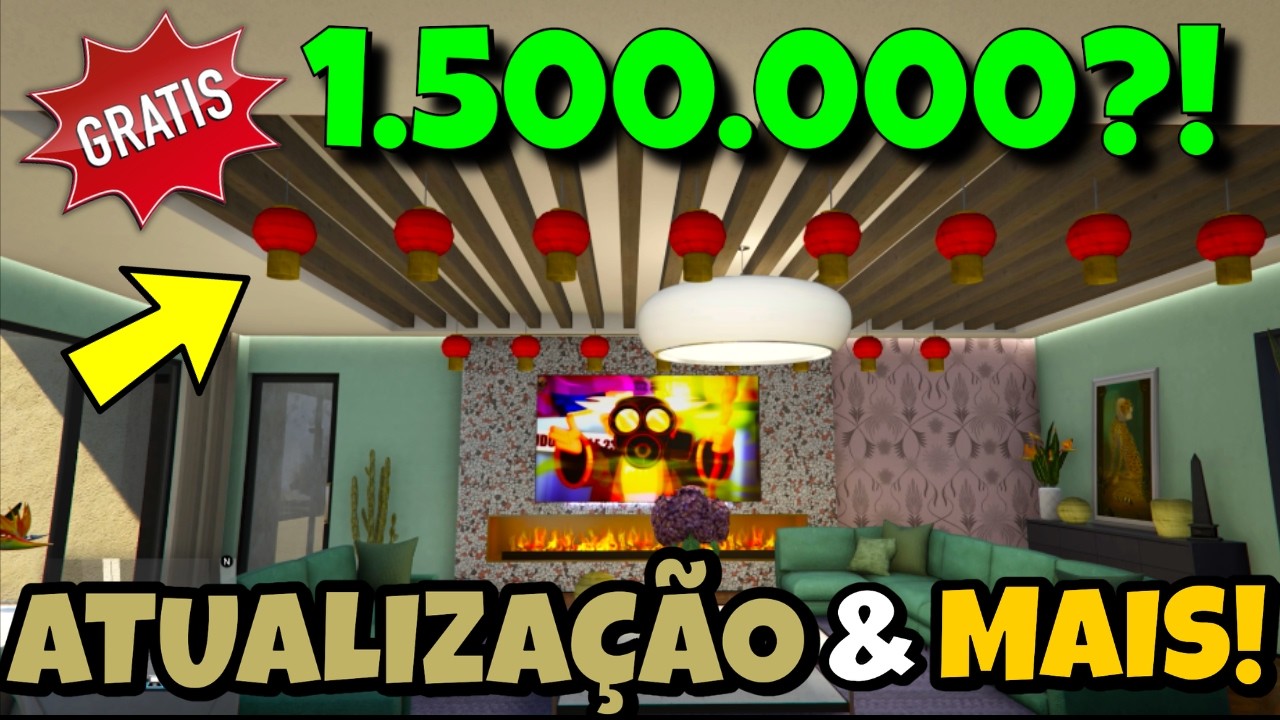 🔥 Atualização do GTA Online: $1.5 MILHÕES GRÁTIS, Novos Carros de Graça e Mais!