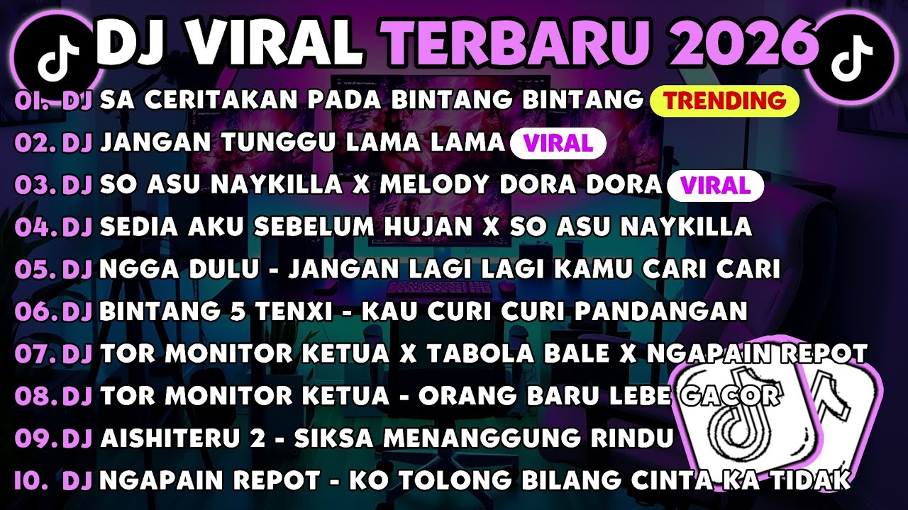 DJ TIKTOK TERBARU 2026🎵DJ SA CERITAKAN PADA BINTANG BINTANG🎵DJ JANGAN TUNGGU LAMA LAMA