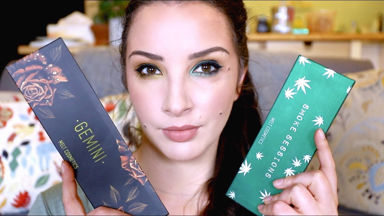 Melt Cosmetics Gemini Palette & Smoke Sessions review and demo
