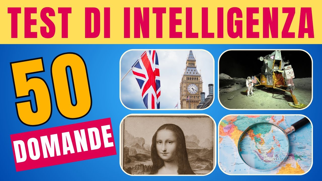 Quanto Sei Intelligente? Quiz di Cultura Generale con 50 Domande!