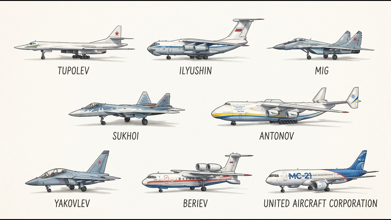 🇷🇺 Every Russian Aircraft Manufacturers
