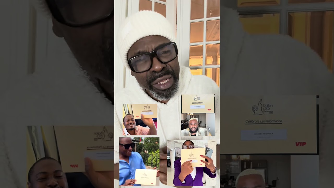 Samuel éto’o transforme la cérémonie du ballon d’or en une célébration de sa gloire personnelle 