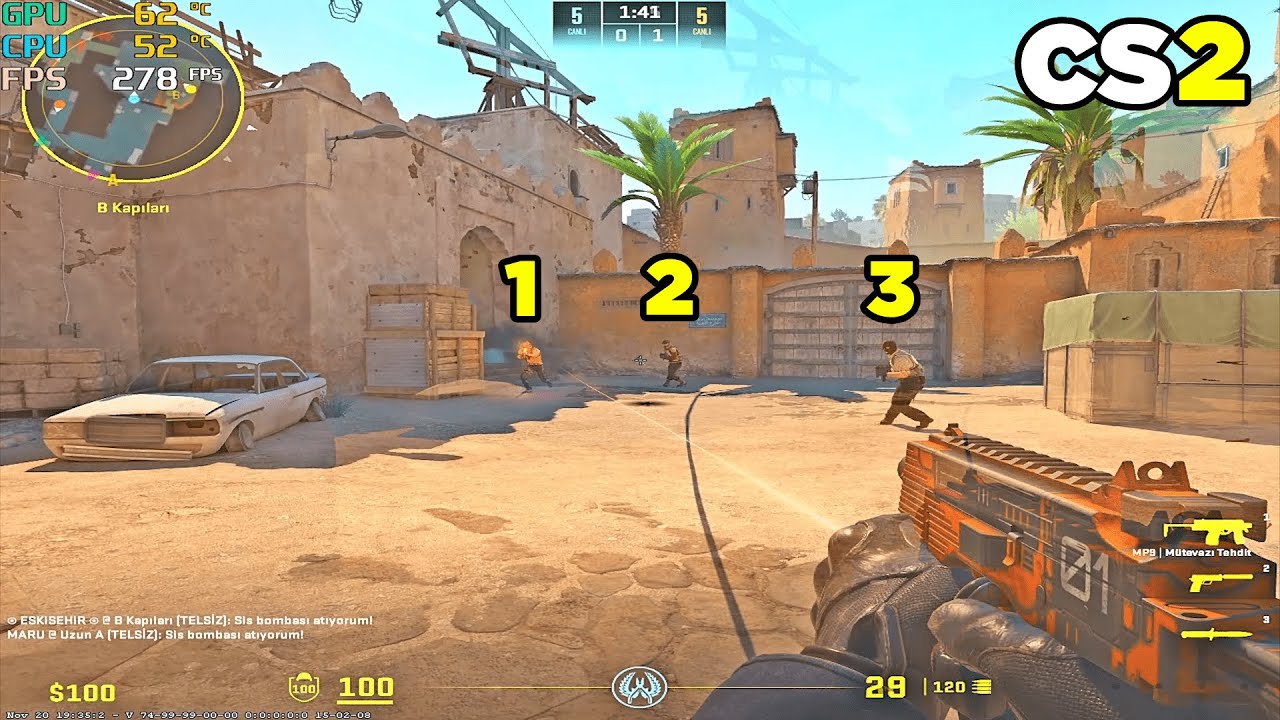 BİR SİLVER MÜCADELESİ | REKABETÇİ - DUST 2 #14 | COUNTER STRİKE 2