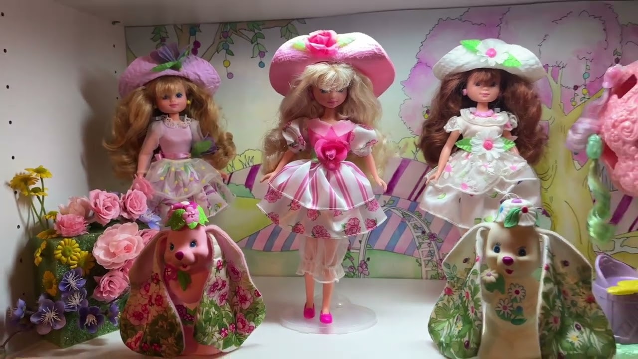 My Peppermint Rose (1992) Collection with Handpainted Diorama | Vintage Girl Toys