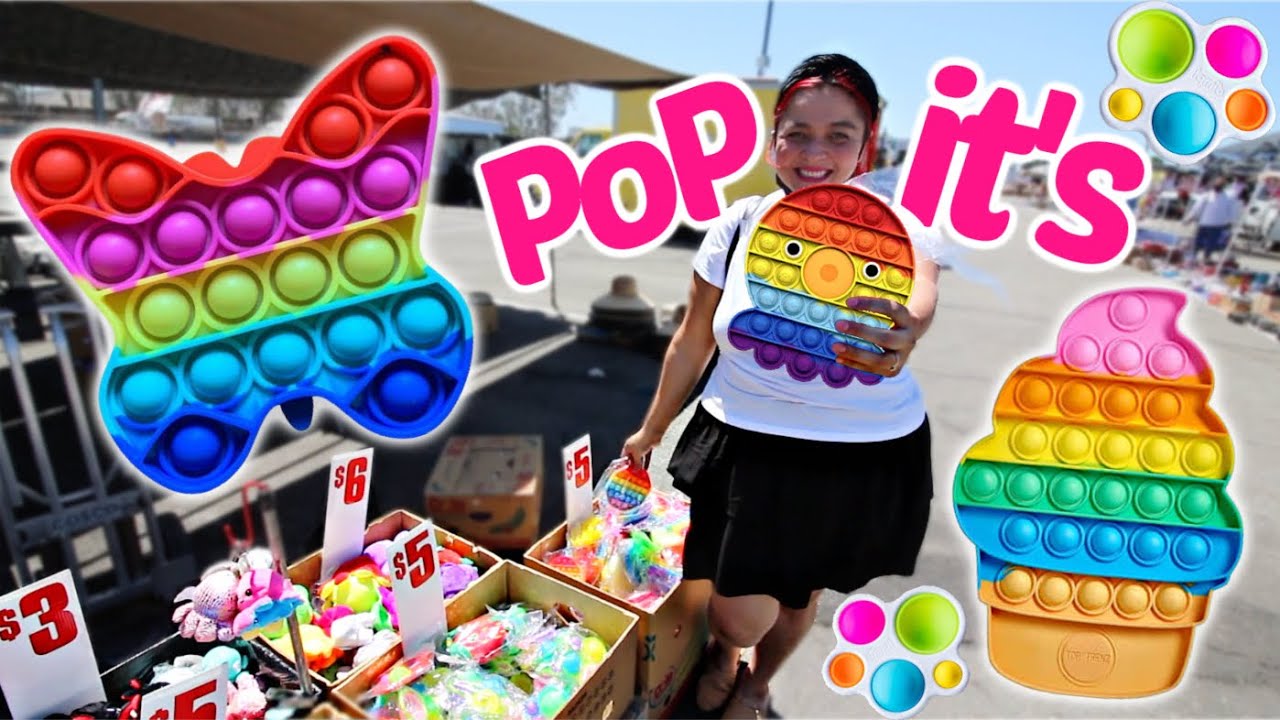 Mom Buys Pop-It FIDGET TOYS from Swap Meet