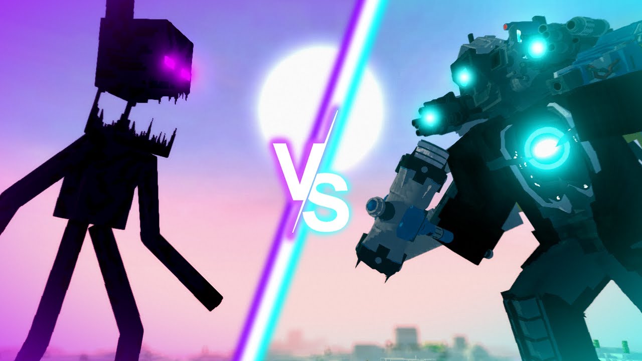 Titan Cameraman vs Ender Colossus: Full Fight - A Battle Animation